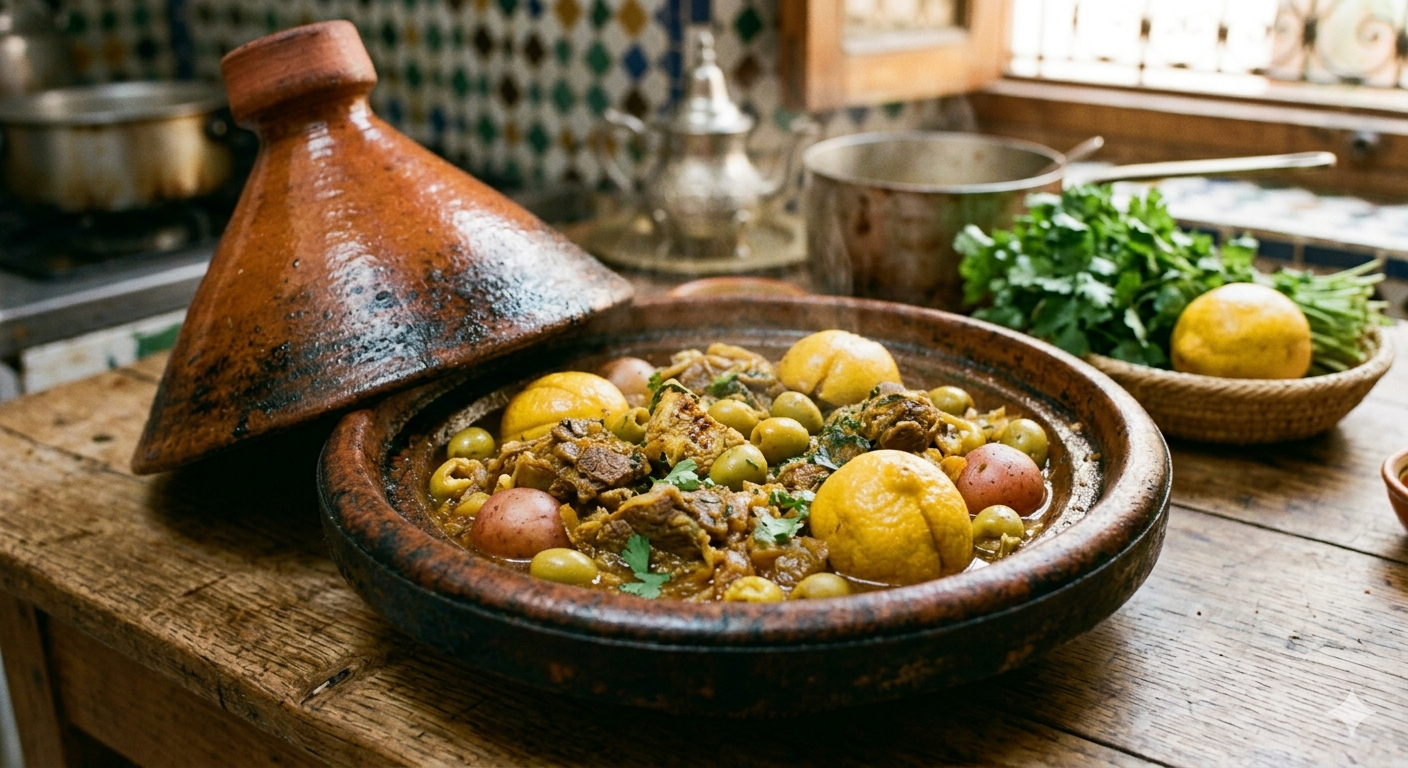 Recette Tajine Poulet Citron Confit Maison Facile et Authentique